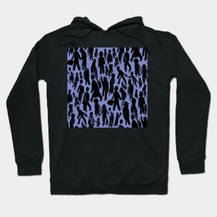 Crowded Street Pattern Hoodie